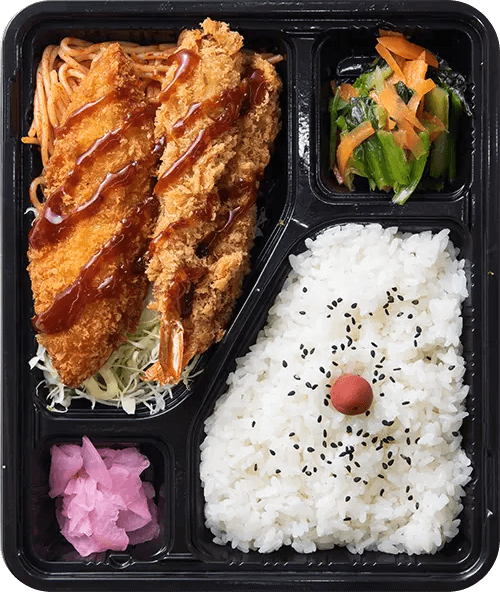 よくばり海老フライ弁当